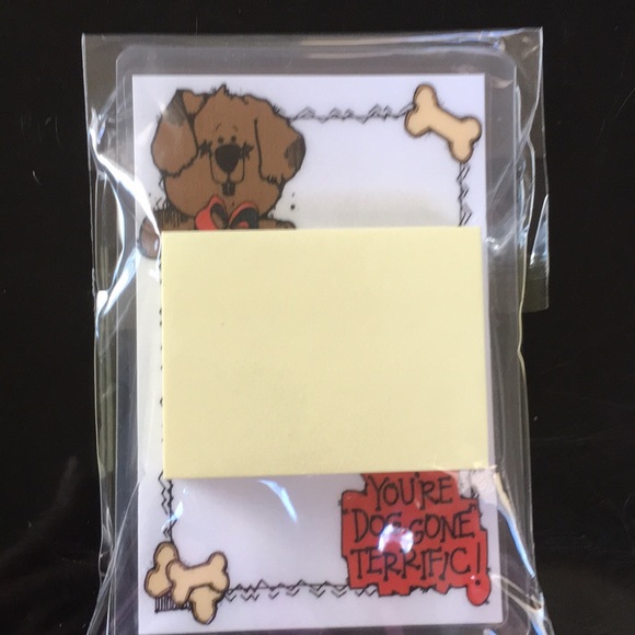 “You’re dog gone terrific” pad and post it set - Picture 3 of 5